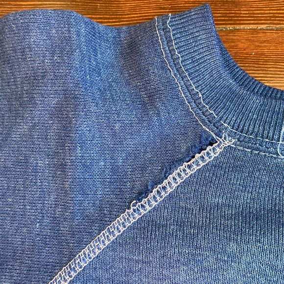 Vintage faded raglan sweatshirt 1960s 1970s - Picture 3 of 7